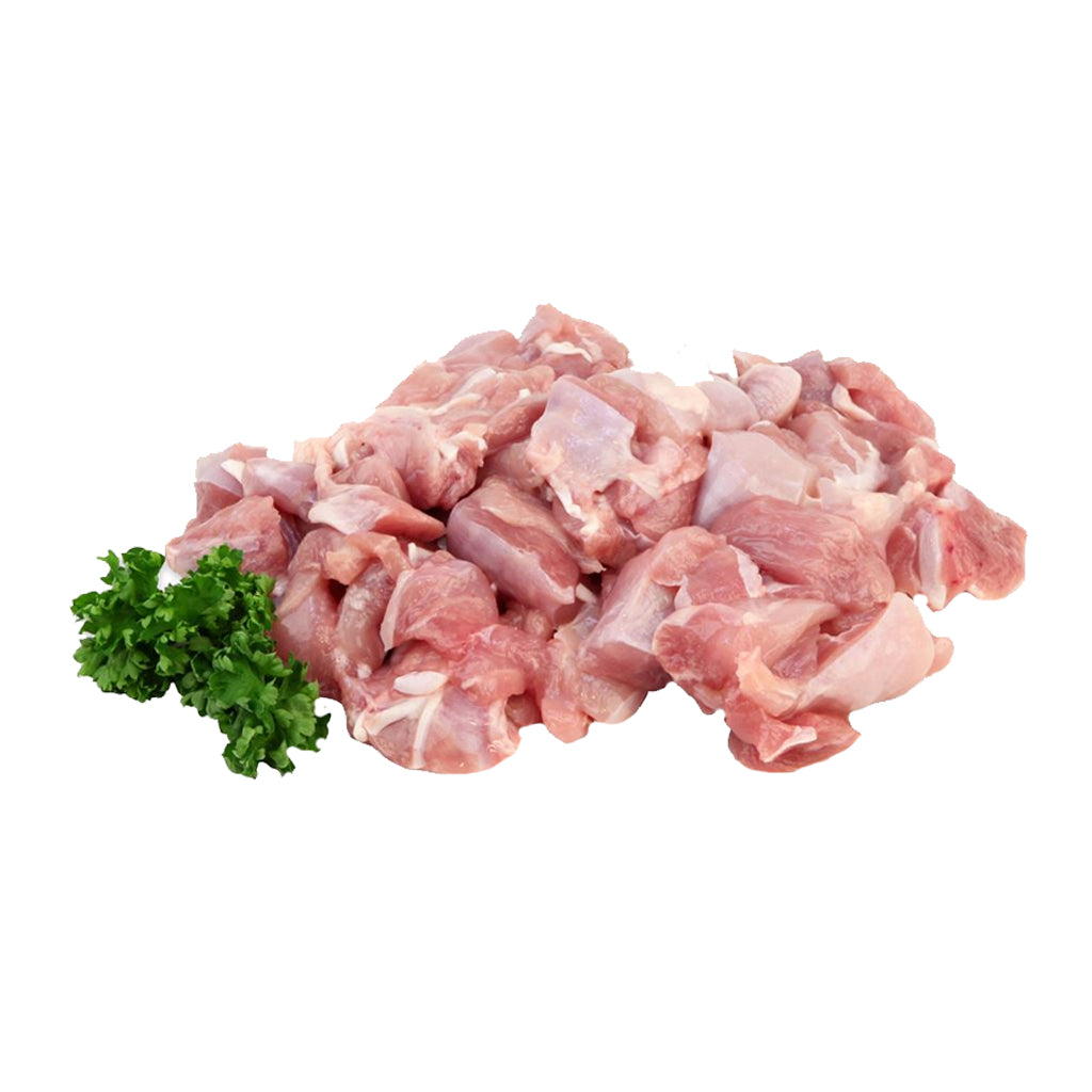 Frozen Chicken Boneless Leg Cube 500gm