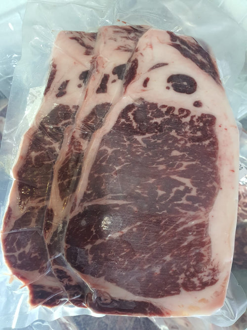 Wagyu Striploin 8mm Cut (3pcs, 360-450gm)